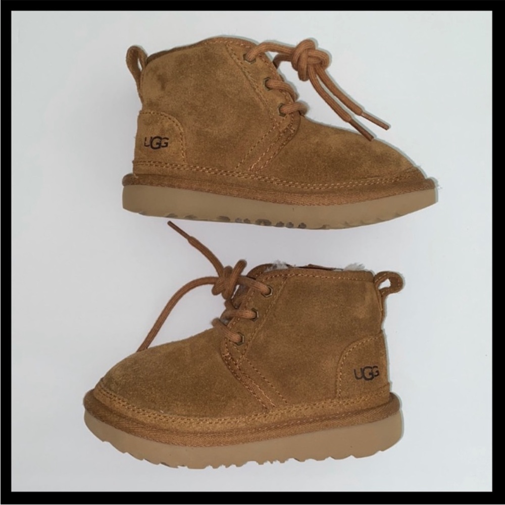 KIDS UGG TAN NEUMEL BOOTS